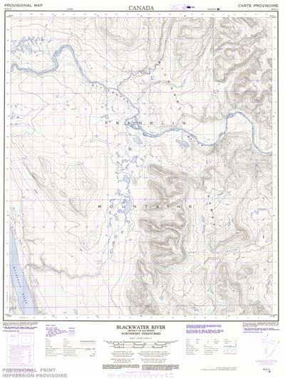 095O13 - BLACKWATER RIVER - Topographic Map