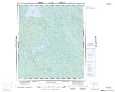 095P - KELLER LAKE - Topographic Map