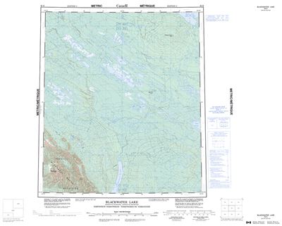 096B - BLACKWATER LAKE - Topographic Map