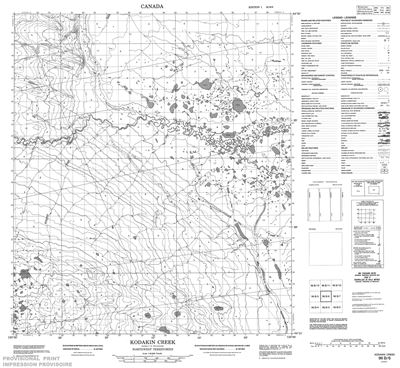 096B06 - KODAKIN CREEK - Topographic Map