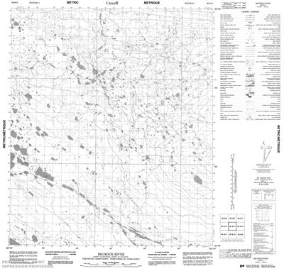 096B15 - BIG ROCK RIVER - Topographic Map