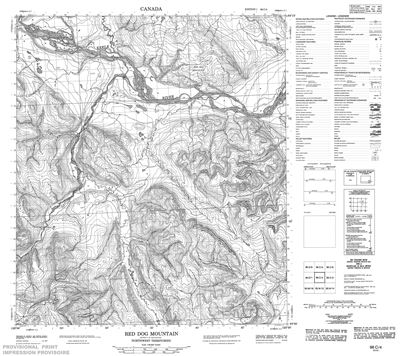 096C04 - RED DOG MOUNTAIN - Topographic Map