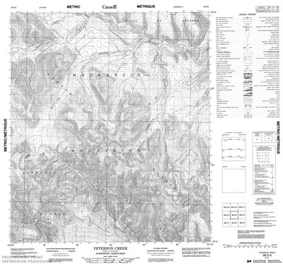 096D05 - PETERSON CREEK - Topographic Map