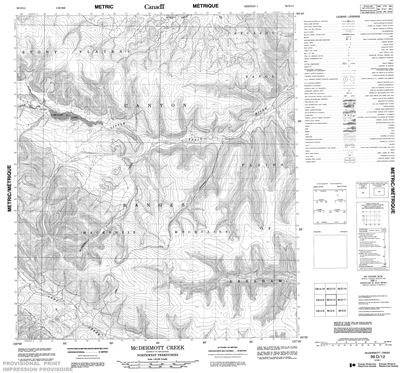 096D12 - MCDERMOTT CREEK - Topographic Map