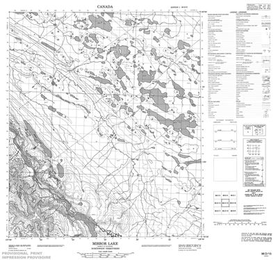096D15 - MIRROR LAKE - Topographic Map