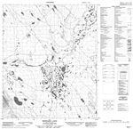 096F07 - BERNARD LAKE - Topographic Map