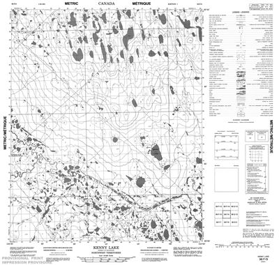 096F09 - KENNY LAKE - Topographic Map