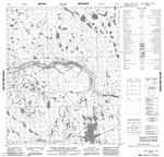 096F16 - WHITE WATER LILY LAKE - Topographic Map