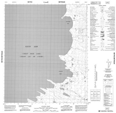 096H04 - CLOUD BAY - Topographic Map