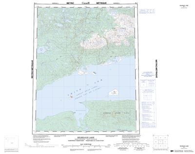 096J - KILEKALE LAKE - Topographic Map
