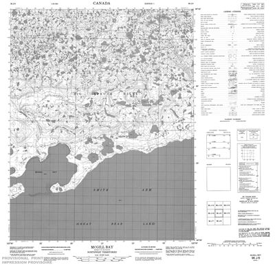 096J09 - MCGILL BAY - Topographic Map