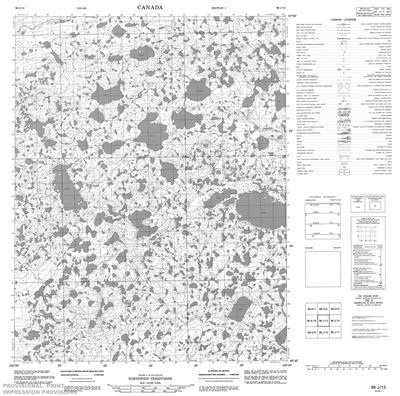 096J13 - NO TITLE - Topographic Map
