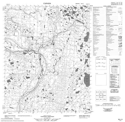 096L08 - TUNAGO CREEK - Topographic Map