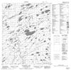096L12 - TCHANETA LAKE - Topographic Map