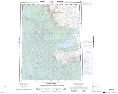 096O - HORTON LAKE - Topographic Map