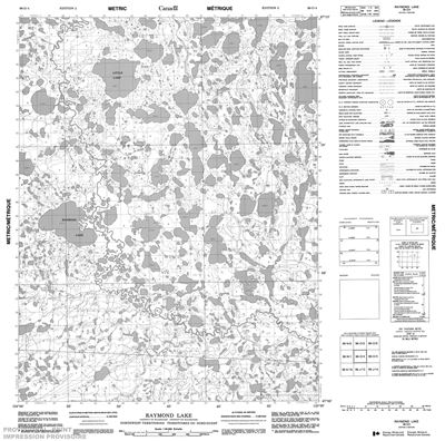 096O04 - RAYMOND LAKE - Topographic Map