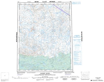 096P - BLOODY RIVER - Topographic Map