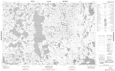 097B03 - SIMPSON LAKE - Topographic Map