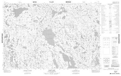 097B07 - TSOKO LAKE - Topographic Map