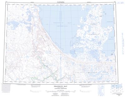 097C - FRANKLIN BAY - Topographic Map