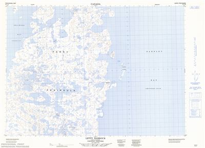 097C16 - LETTY HARBOUR - Topographic Map