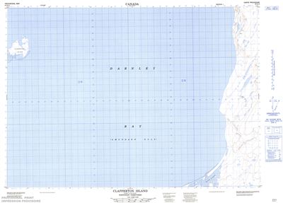 097D12 - CLAPPERTON ISLAND - Topographic Map