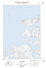 097F01W - CAPE PARRY - Topographic Map