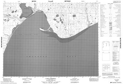 097H07 - CAPE CARDWELL - Topographic Map