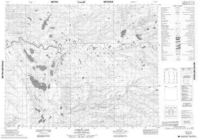 097H13 - CAPRON LAKE - Topographic Map