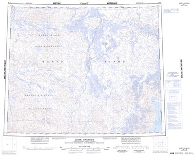 098A - JESSE HARBOUR - Topographic Map