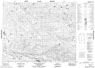 098B01 - IMNAUGALUIT HILLS - Topographic Map