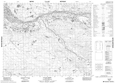 098B08 - LUCAS CREEK - Topographic Map