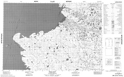 098B16 - MEEK POINT - Topographic Map