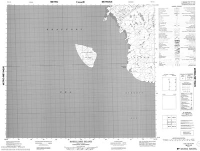 098C16 - ROBILLARD ISLAND - Topographic Map