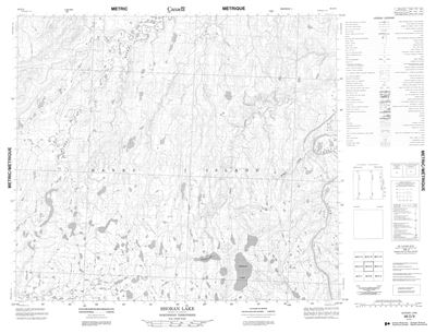 098D09 - SHORAN LAKE - Topographic Map