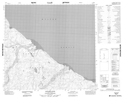 098E08 - ANTLER COVE - Topographic Map