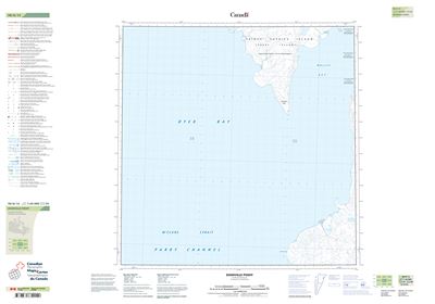 098H15 - DOMVILLE POINT - Topographic Map