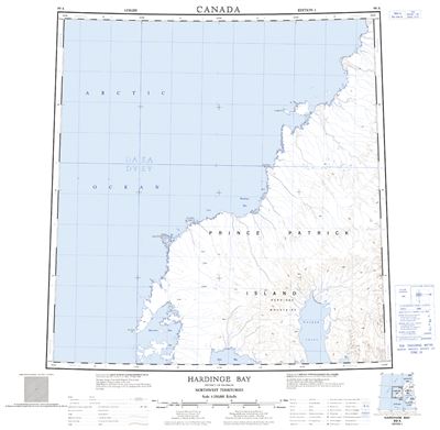 099A - HARDINGE BAY - Topographic Map