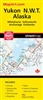 Yukon, NWT & Alaska Travel Road Map. This map shows good detail of the highway network in Alaska, Yukon and the NWT. Includes inset maps of Anchorage, Fairbanks, Skagway, Whitehorse, Dawson City and Yellowknife.