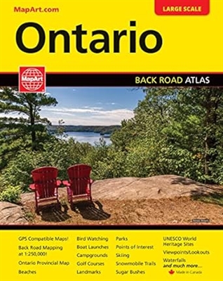 Ontario Back Road Atlas CCC Maps