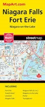 Niagara Falls & Fort Erie Travel Road Map. Includes communities of Fort Erie, Grand Island, Lewiston, Niagara Falls, Niagara Falls (USA), Niagara-on-the-Lake, Porter, Youngstown Map features: Wineries, Points of Interest, National Park/Historic sites, Are