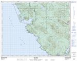 102I09 - HOLBERG - Topographic Map