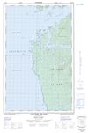 102P09E - CALVERT ISLAND - Topographic Map