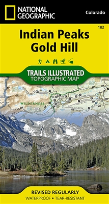 102 Indian Peaks Gold Hill National Geographic Trails Illustrated