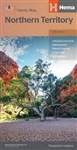 Northern Territory - Australia Travel & Road Map. This is a fully indexed state map of the Northern Territory at a scale of 1:1,750,000. Marked on the map are national parks, camping areas, rest areas, caravan parks, points of interest and 24-hour fuel ac