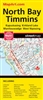 Timmins - North Bay Ontario Road Map. Includes communities of Cache Bay, Callander, Cobalt, Cochrane, Haileybury, Hearst, Hornepayne, Iroquois Falls, Kapuskasing, Kirkland Lake, Manitouwadge, Mattawa, New Liskeard, North Bay, Porcupine, Smooth Rock Falls,