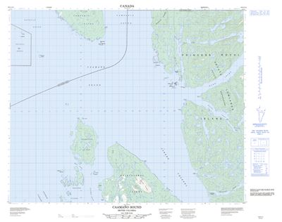 103A14 - CAAMA¥O SOUND - Topographic Map