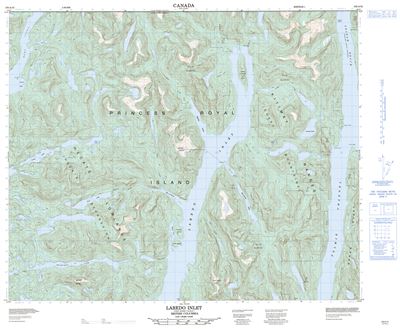 103A15 - LAREDO INLET - Topographic Map