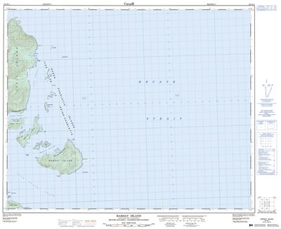 103B11 - RAMSAY ISLAND - Topographic Map