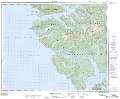 103C16 - MOORE CHANNEL - Topographic Map